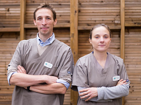 equipe_veterinaire_jardin_public Équipe vétérinaire Clinique Urbiveto Jardin Public